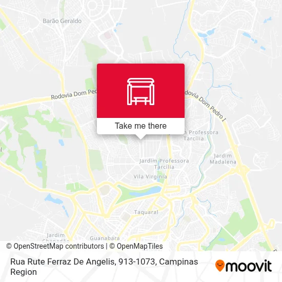 Rua Rute Ferraz De Angelis, 913-1073 map