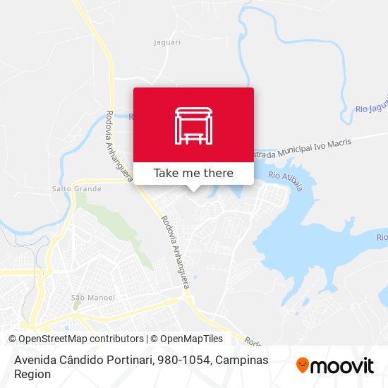 Avenida Cândido Portinari, 980-1054 map