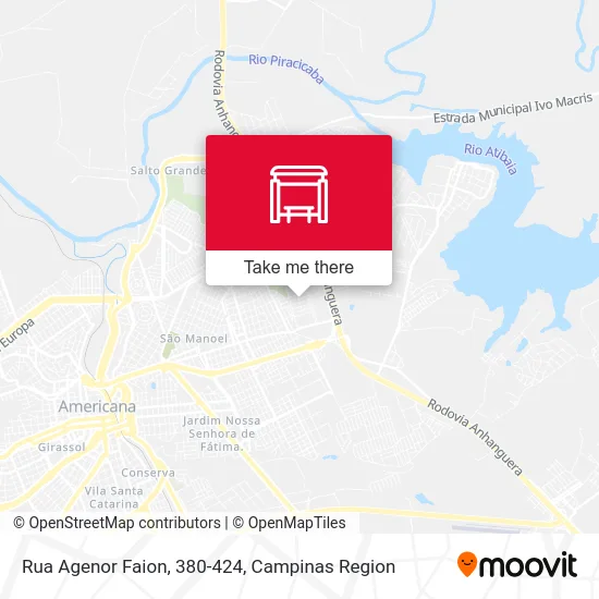 Rua Agenor Faion, 380-424 map