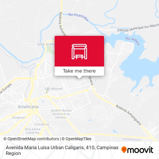Avenida Maria Luísa Urban Caligaris, 410 map
