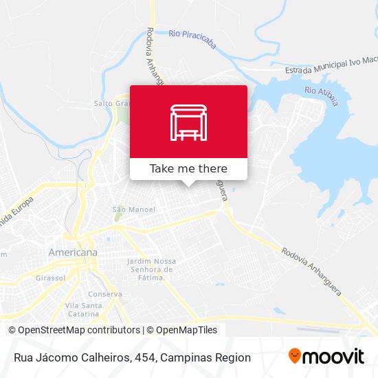 Rua Jácomo Calheiros, 454 map