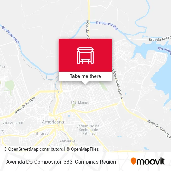 Avenida Do Compositor, 333 map