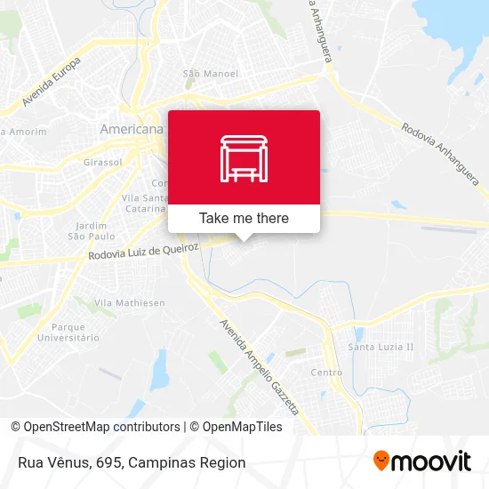 Rua Vênus, 695 map