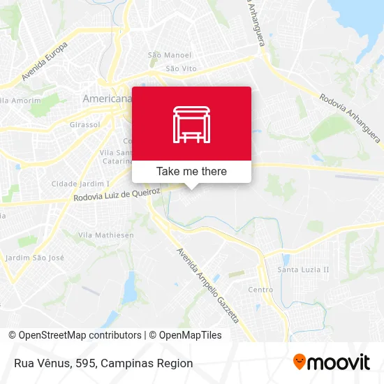 Rua Vênus, 595 map