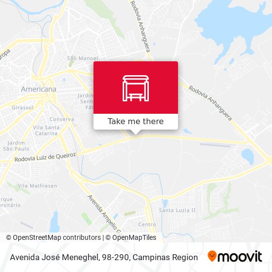 Avenida José Meneghel, 98-290 map