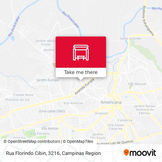 Rua Florindo Cibin, 3216 map