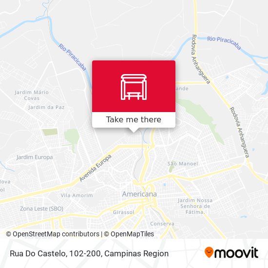 Rua Do Castelo, 102-200 map