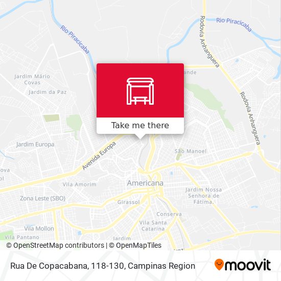 Rua De Copacabana, 118-130 map