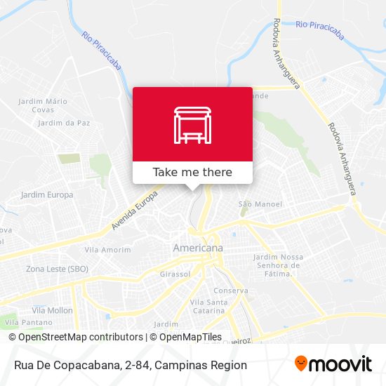 Rua De Copacabana, 2-84 map