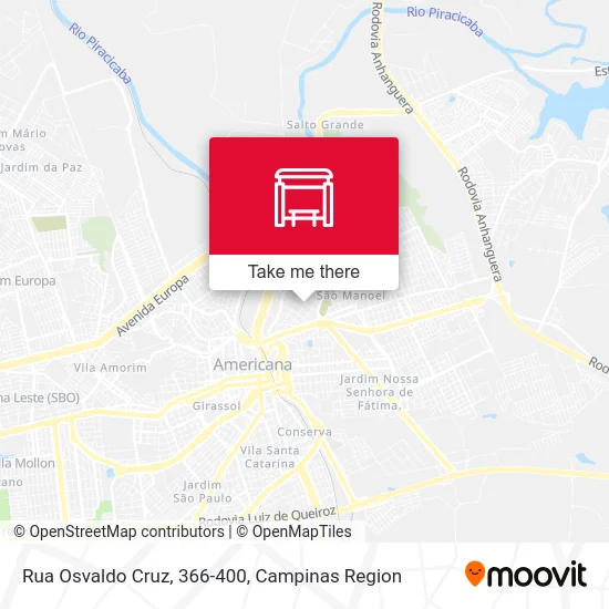 Rua Osvaldo Cruz, 366-400 map