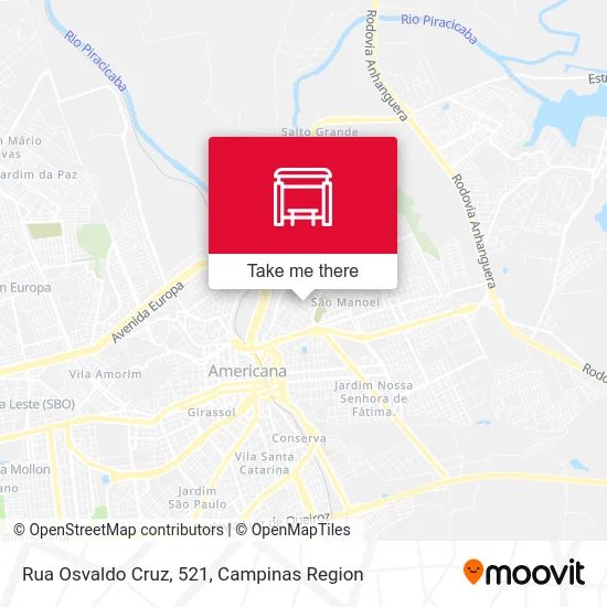 Rua Osvaldo Cruz, 521 map
