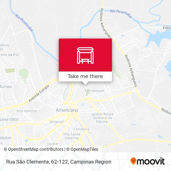 Rua São Clemente, 62-122 map