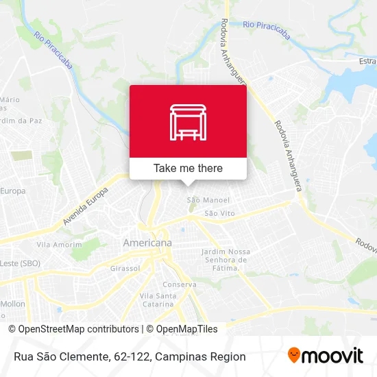 Rua São Clemente, 62-122 map