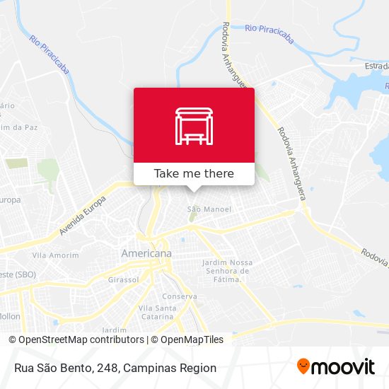 Rua São Bento, 248 map