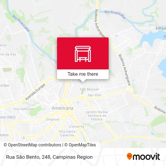 Rua São Bento, 248 map