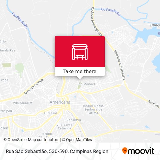 Rua São Sebastião, 530-590 map