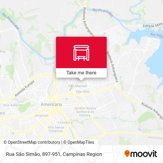 Rua São Simão, 897-951 map