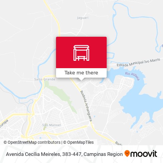 Avenida Cecília Meireles, 383-447 map