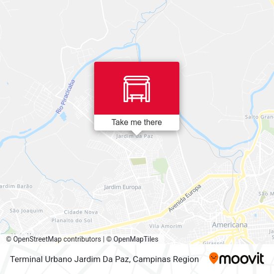 Terminal Urbano Jardim Da Paz map