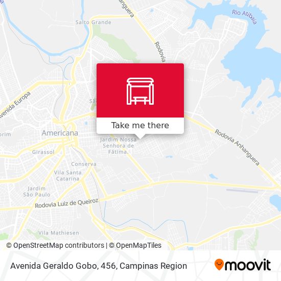 Avenida Geraldo Gobo, 456 map