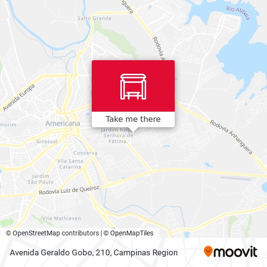 Avenida Geraldo Gobo, 210 map
