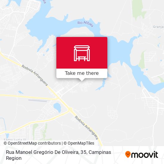 Rua Manoel Gregório De Oliveira, 35 map