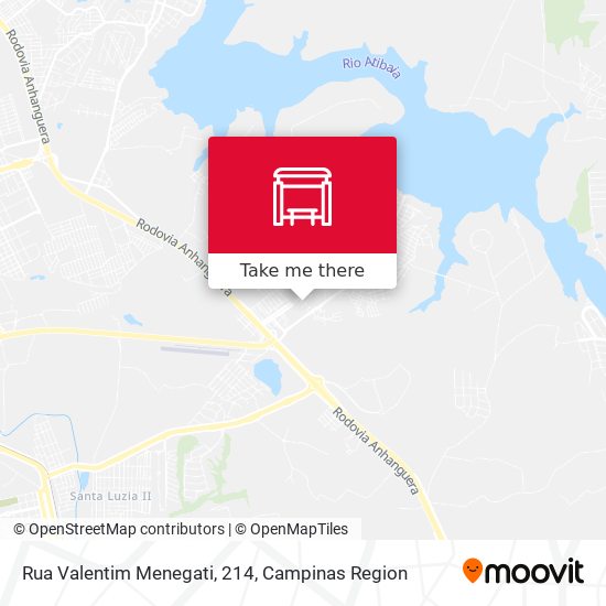 Rua Valentim Menegati, 214 map