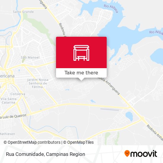 Rua Comunidade map