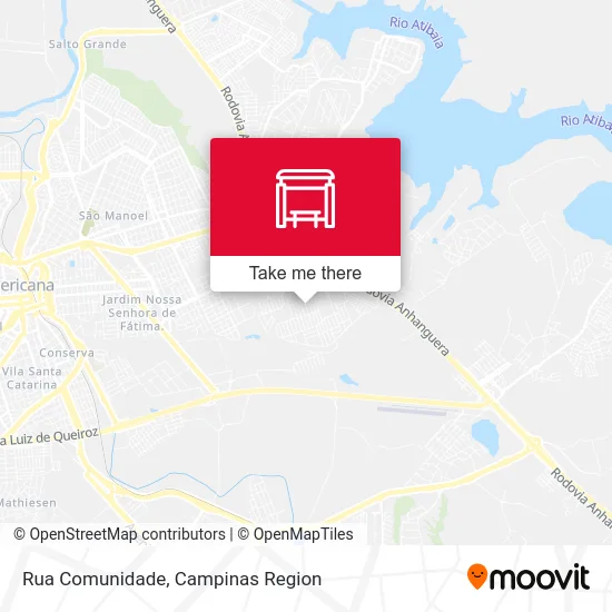 Rua Comunidade map