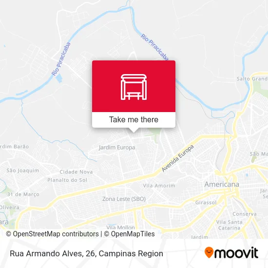 Rua Armando Alves, 26 map