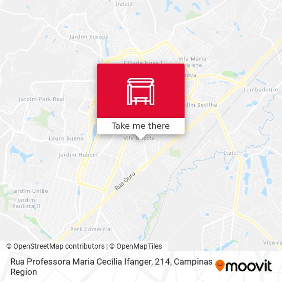 Rua Professora Maria Cecília Ifanger, 214 map