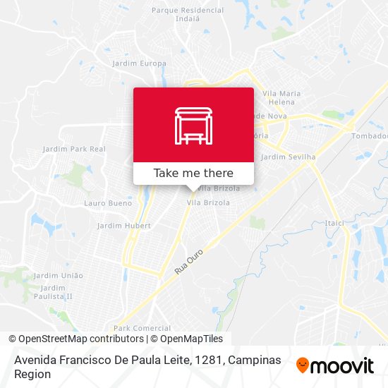 Avenida Francisco De Paula Leite, 1281 map