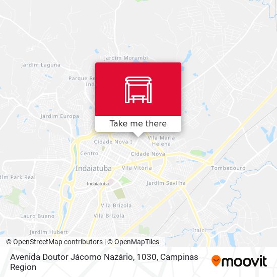 Avenida Doutor Jácomo Nazário, 1030 map