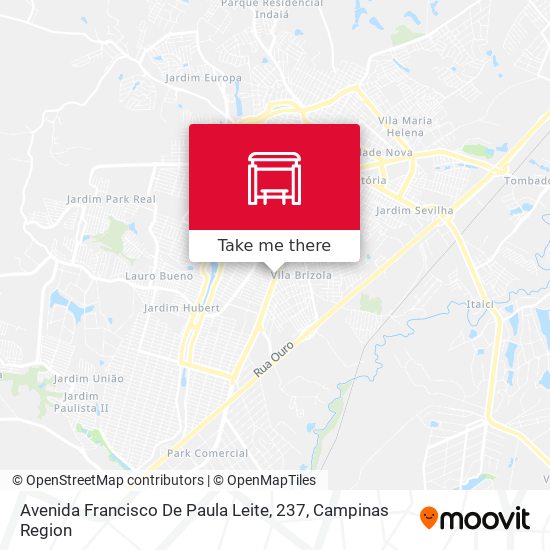 Avenida Francisco De Paula Leite, 237 map