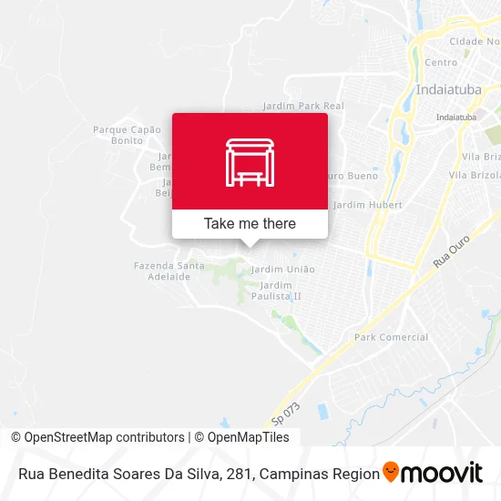Rua Benedita Soares Da Silva, 281 map