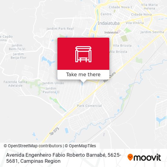 Mapa Avenida Engenheiro Fábio Roberto Barnabé, 5625-5681