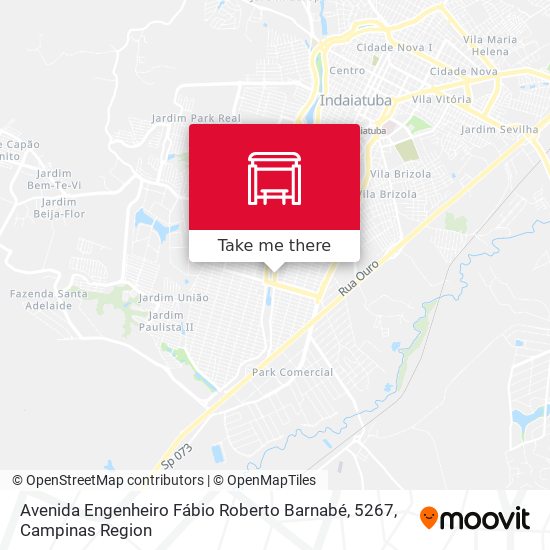 Mapa Avenida Engenheiro Fábio Roberto Barnabé, 5267