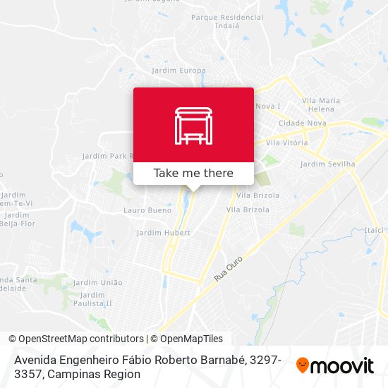 Mapa Avenida Engenheiro Fábio Roberto Barnabé, 3297-3357