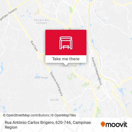 Rua Antônio Carlos Brigero, 620-746 map