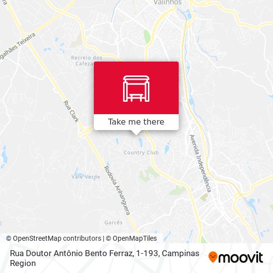 Rua Doutor Antônio Bento Ferraz, 1-193 map