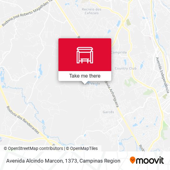 Avenida Alcindo Marcon, 1373 map