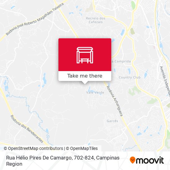 Rua Hélio Píres De Camargo, 702-824 map