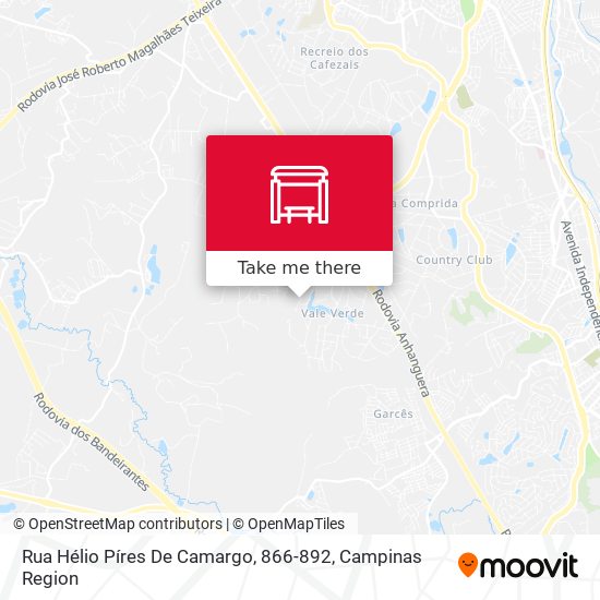 Rua Hélio Píres De Camargo, 866-892 map