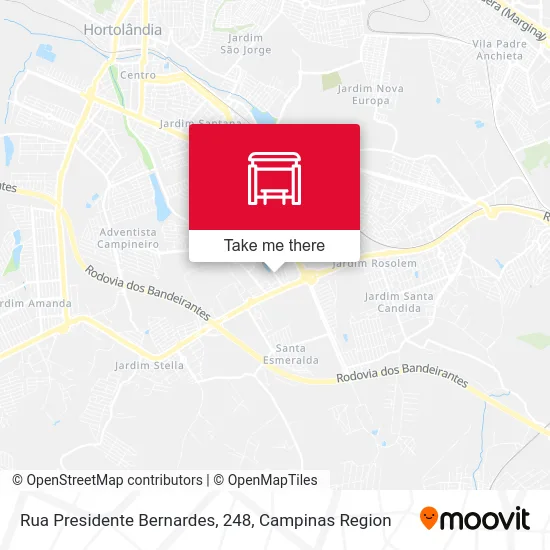 Rua Presidente Bernardes, 248 map