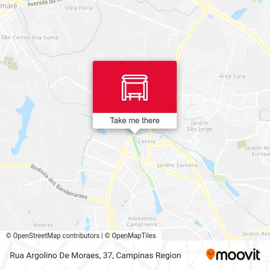 Rua Argolino De Moraes, 37 map