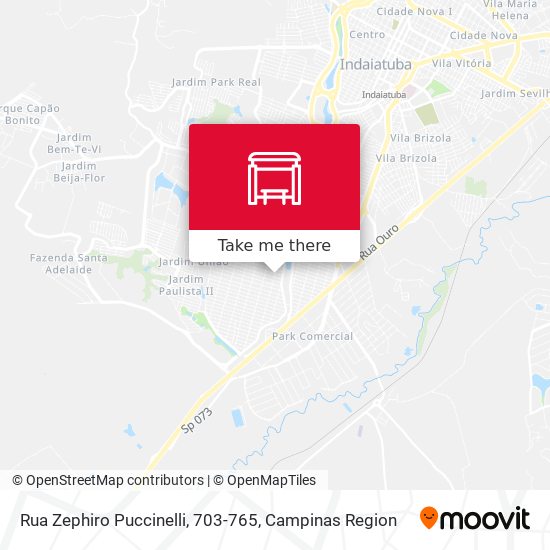Rua Zephiro Puccinelli, 703-765 map