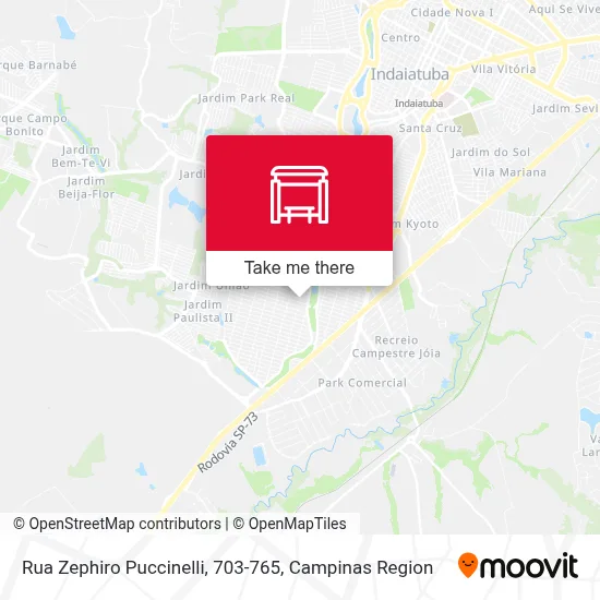 Rua Zephiro Puccinelli, 703-765 map