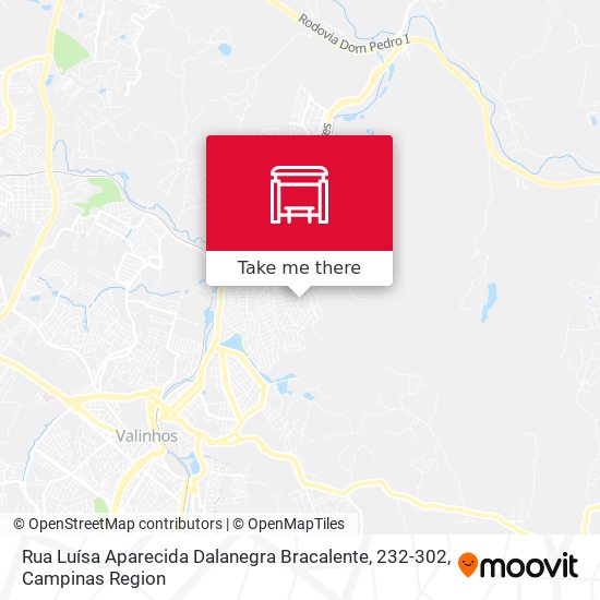 Rua Luísa Aparecida Dalanegra Bracalente, 232-302 map