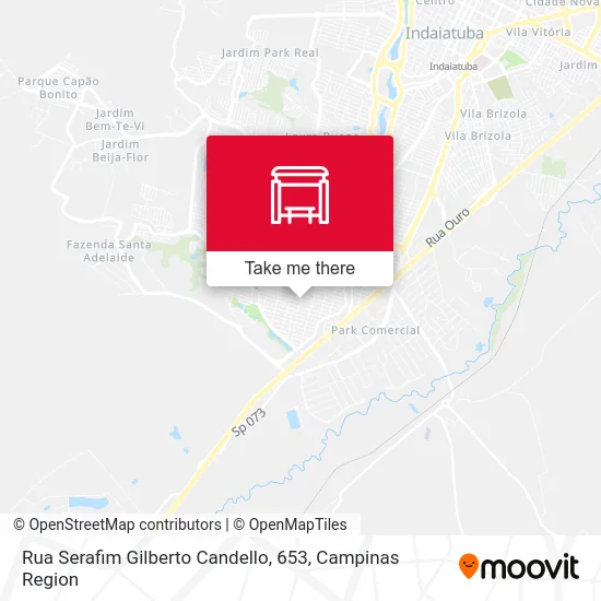 Rua Serafim Gilberto Candello, 653 map
