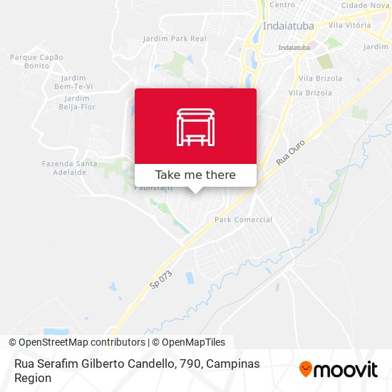 Rua Serafim Gilberto Candello, 790 map